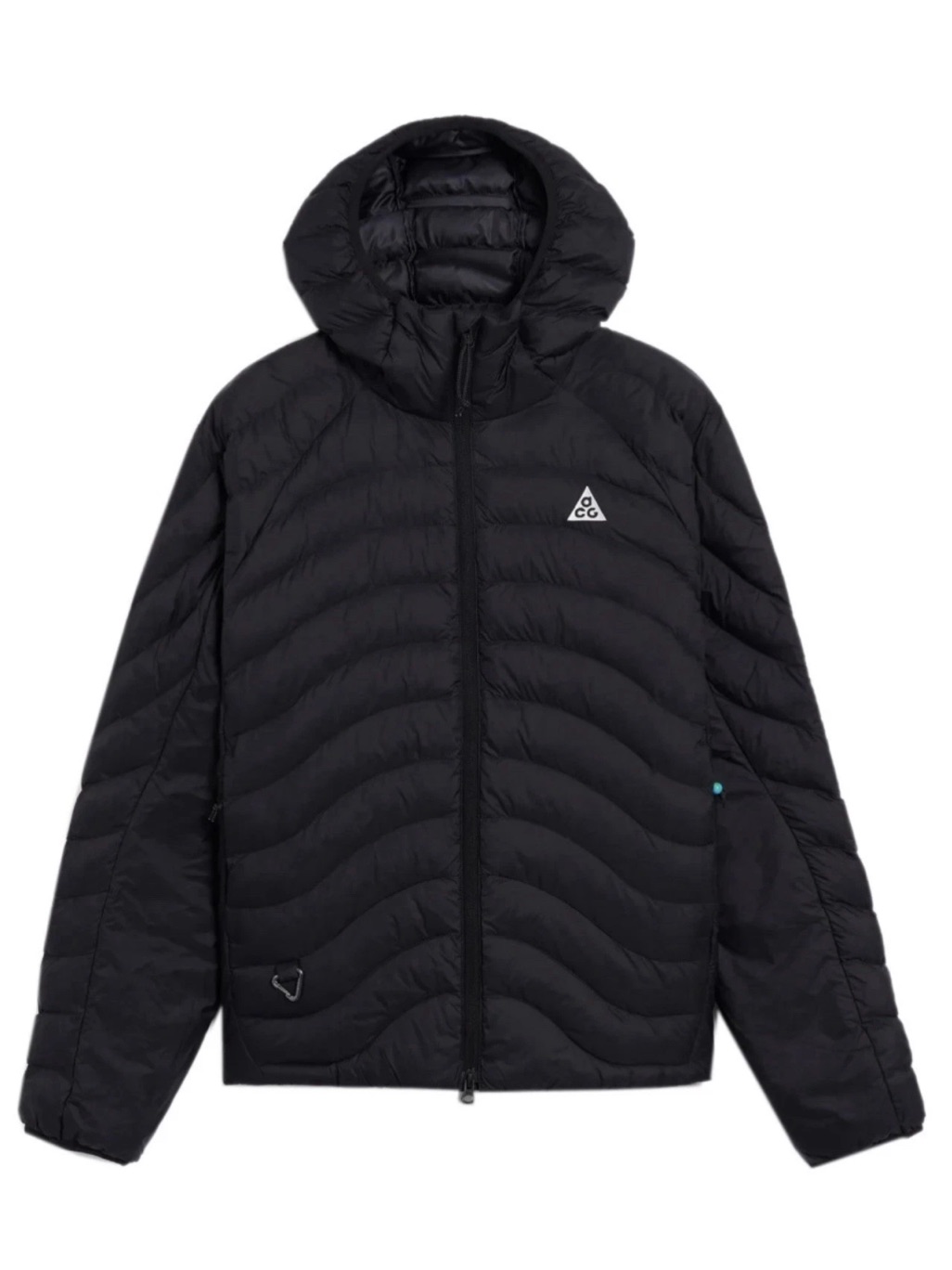 Nike Acg 'Lava Flow' Therma-Fit Adv Full Zip Black Jacket, Size L - Hj3735-010